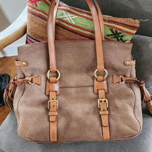 Dooney & Bourke Chocolate Brown Suede bag!